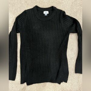 Black Ribbed Women's Old Navy Sweater